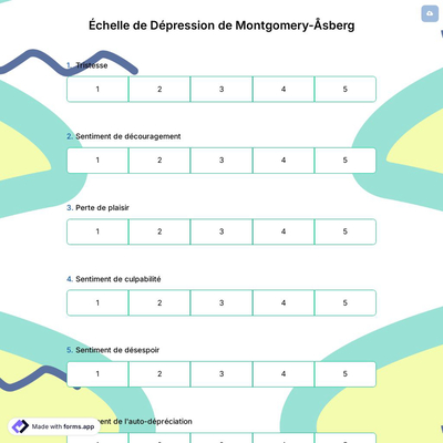 Échelle de Dépression de Montgomery-Åsberg