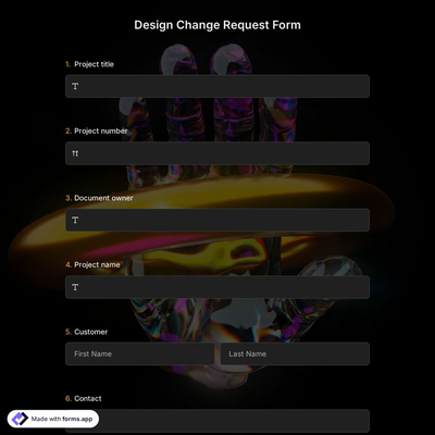 Design Change Request Form