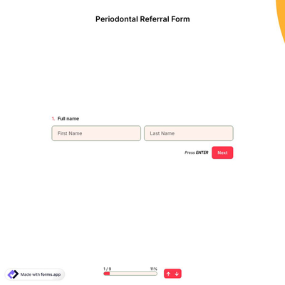 Periodontal Referral Form