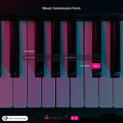 Music Submission Form