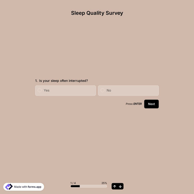 Sleep Quality Survey