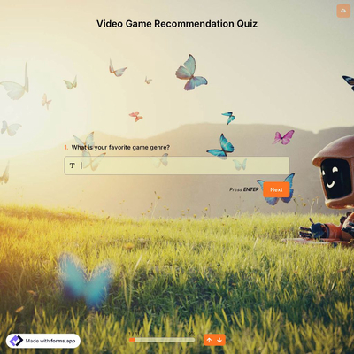 Video Game Recommendation Quiz