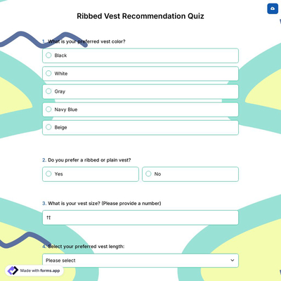 Ribbed Vest Recommendation Quiz