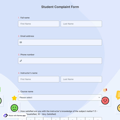 Student Complaint Form
