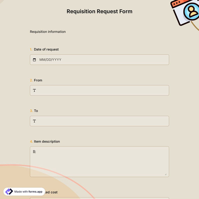 Requisition Request Form