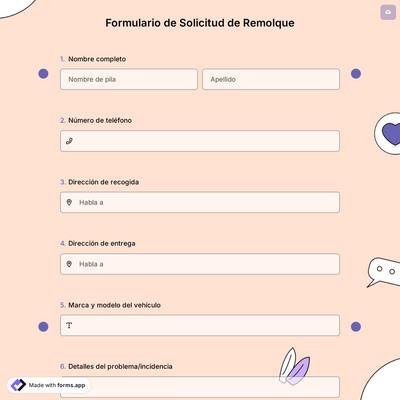 Formulario de Solicitud de Remolque