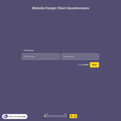 Website Design Client Questionnaire