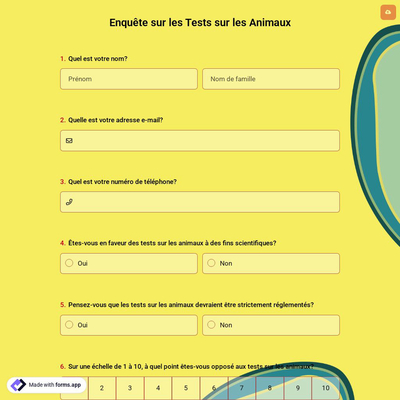 Enquête sur les Tests sur les Animaux