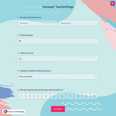 Konzept-Testumfrage