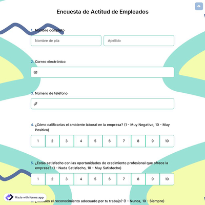 Encuesta de Actitud de Empleados