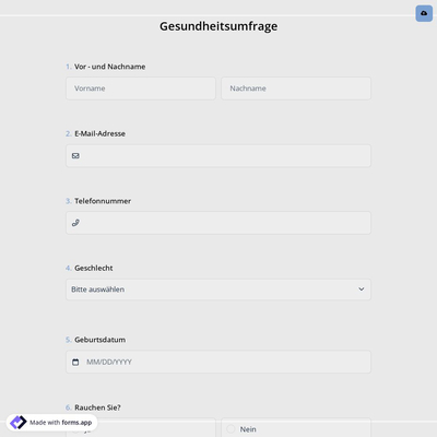 Gesundheitsumfrage