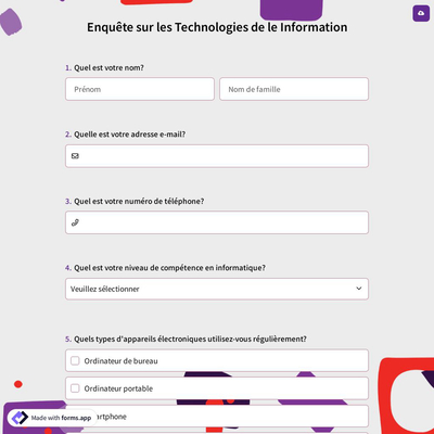 Enquête sur les Technologies de le Information