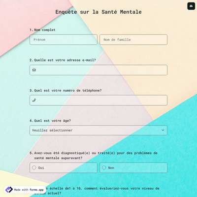Enquête sur la Santé Mentale