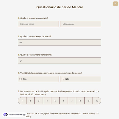Inquérito Sobre Saúde Mental