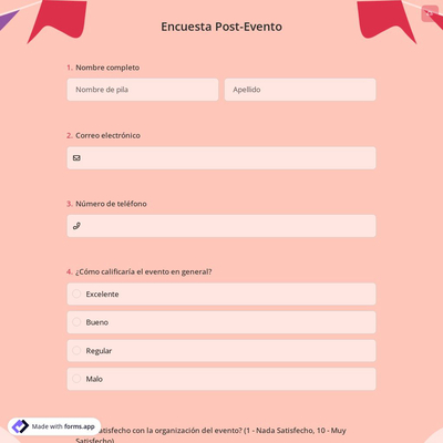 Encuesta Post-Evento
