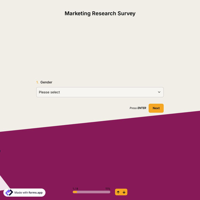 Marketing Research Survey