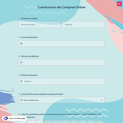 Cuestionario de Compras Online