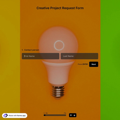 Creative Project Request Form
