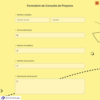 Formulario de Consulta de Proyecto