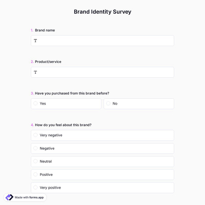 Brand Identity Survey
