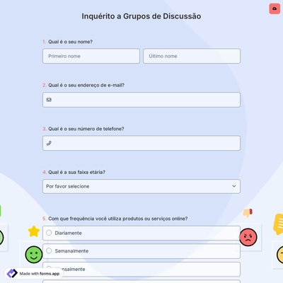 Inquérito a Grupos de Discussão