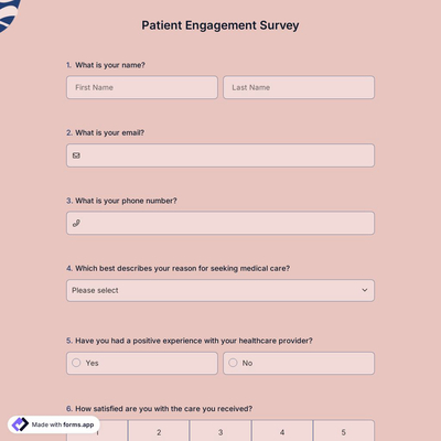Patient Engagement Survey