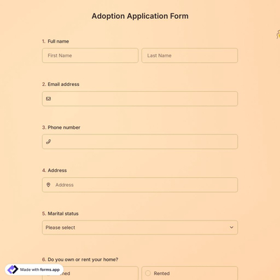 Adoption Form