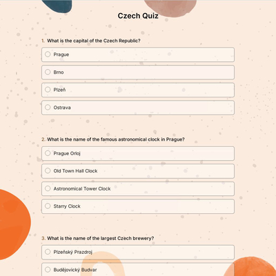 Czech Quiz