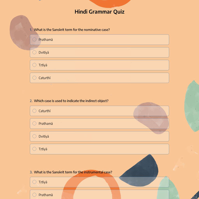 Hindi Grammar Quiz