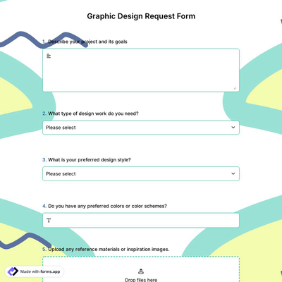 Graphic Design Request Form