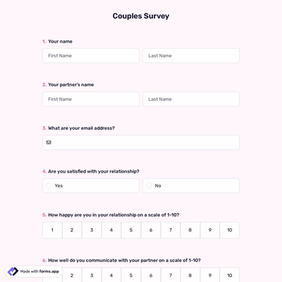 Couples Survey