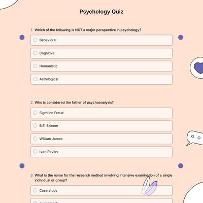 Psychology Quiz