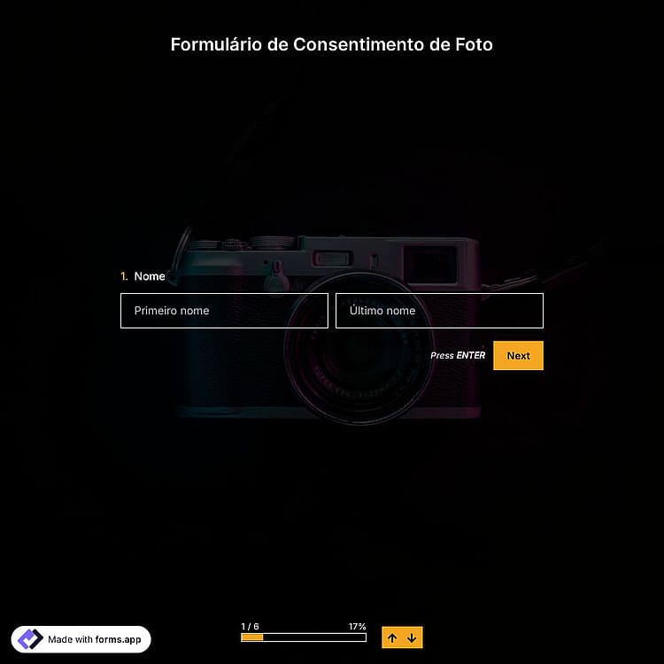 Modelo de Formulário de Consentimento de Foto