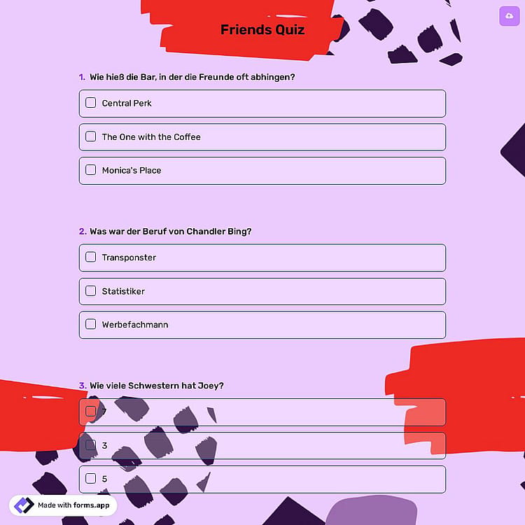 Friends Quiz