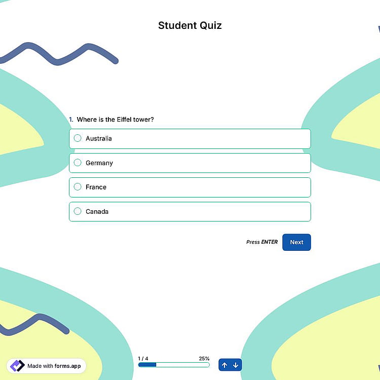 Student Quiz