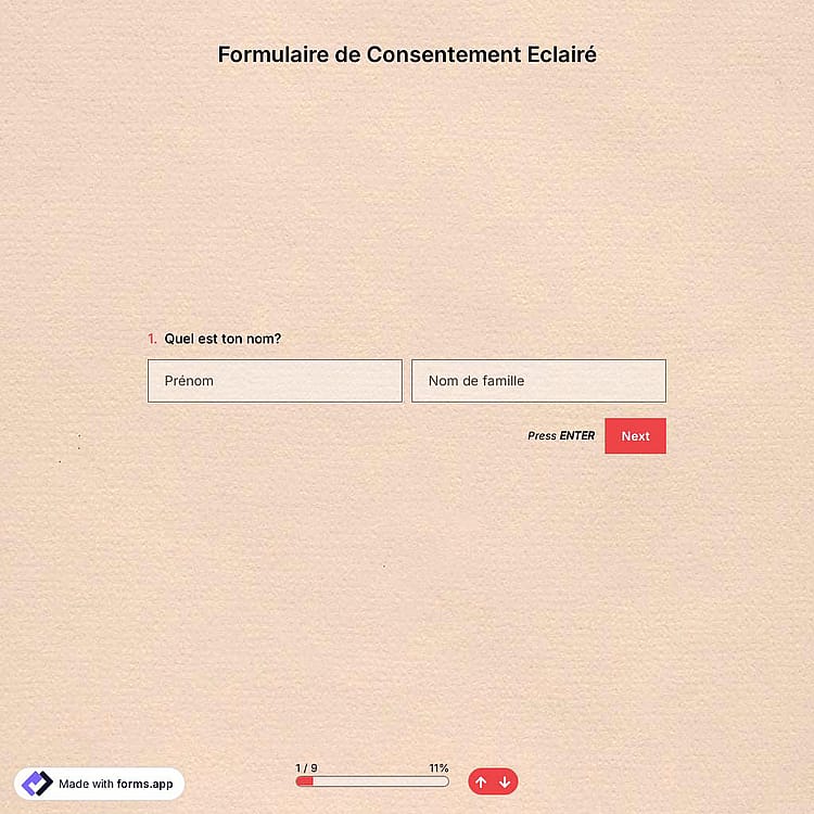 Modèle de Formulaire de Consentement Eclairé