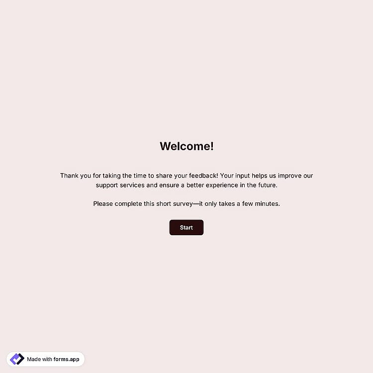 Customer Service Satisfaction Survey Template