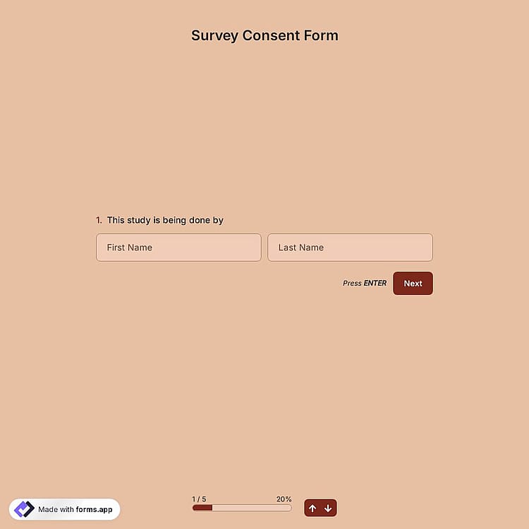 Survey Consent Form Template