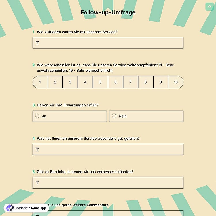 Follow-up-Umfrage