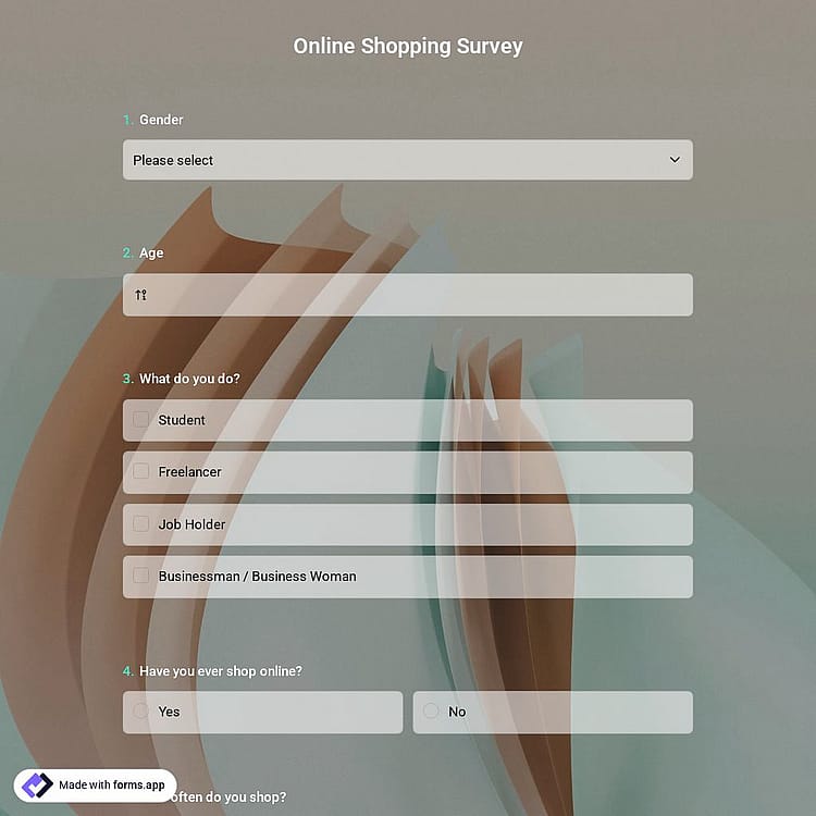 Shopping Survey