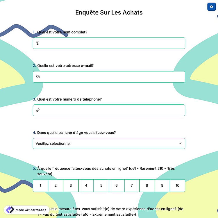 Enquête Sur Les Achats