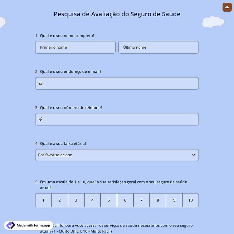 Pesquisa de Avaliação do Seguro de Saúde