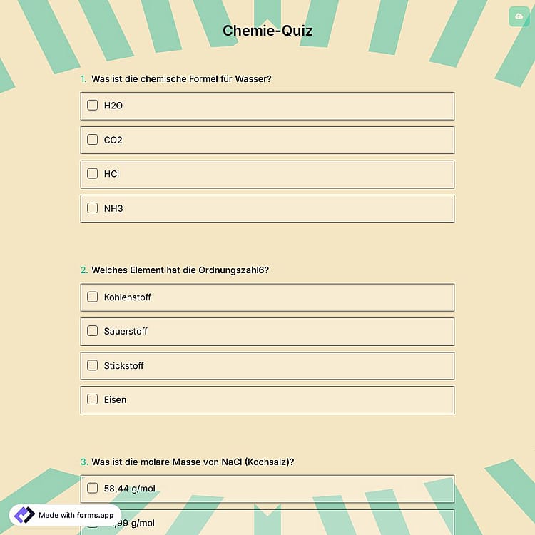 Chemie-Quiz
