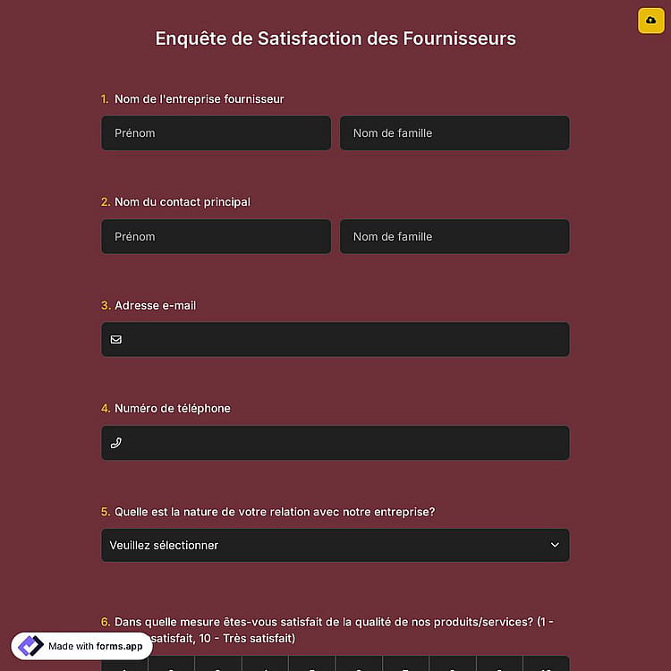 Enquête de Satisfaction des Distributeurs