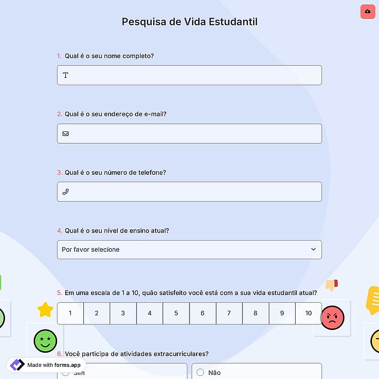 Pesquisa de Vida Estudantil