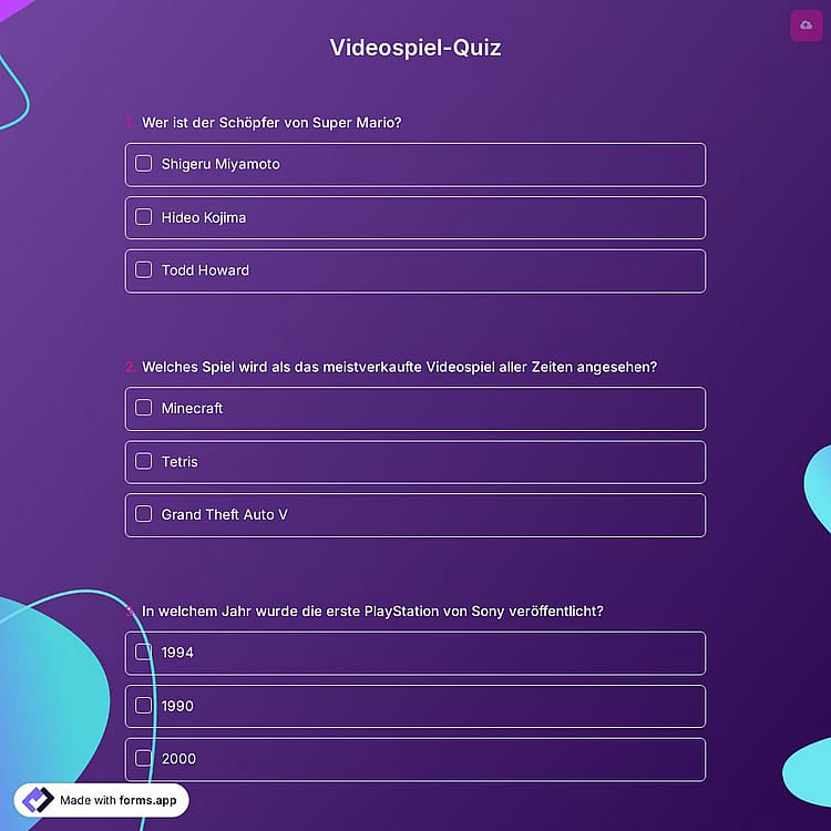Videospiel-Quiz