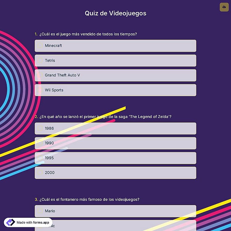 Quiz de Videojuegos