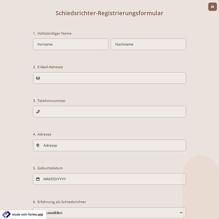 Stipendien Empfehlungsformular
