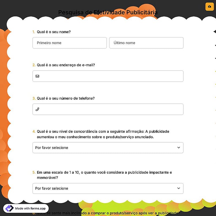 Pesquisa de Efetividade Publicitária