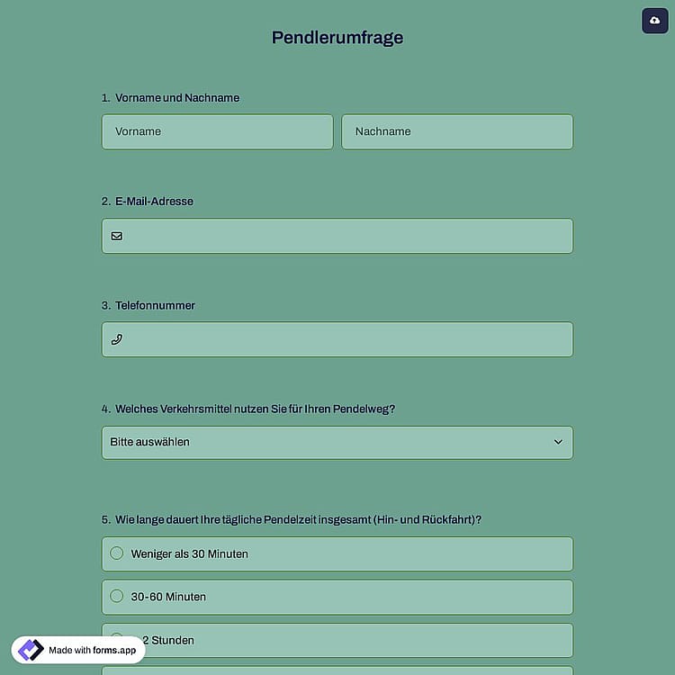 Pendlerumfrage